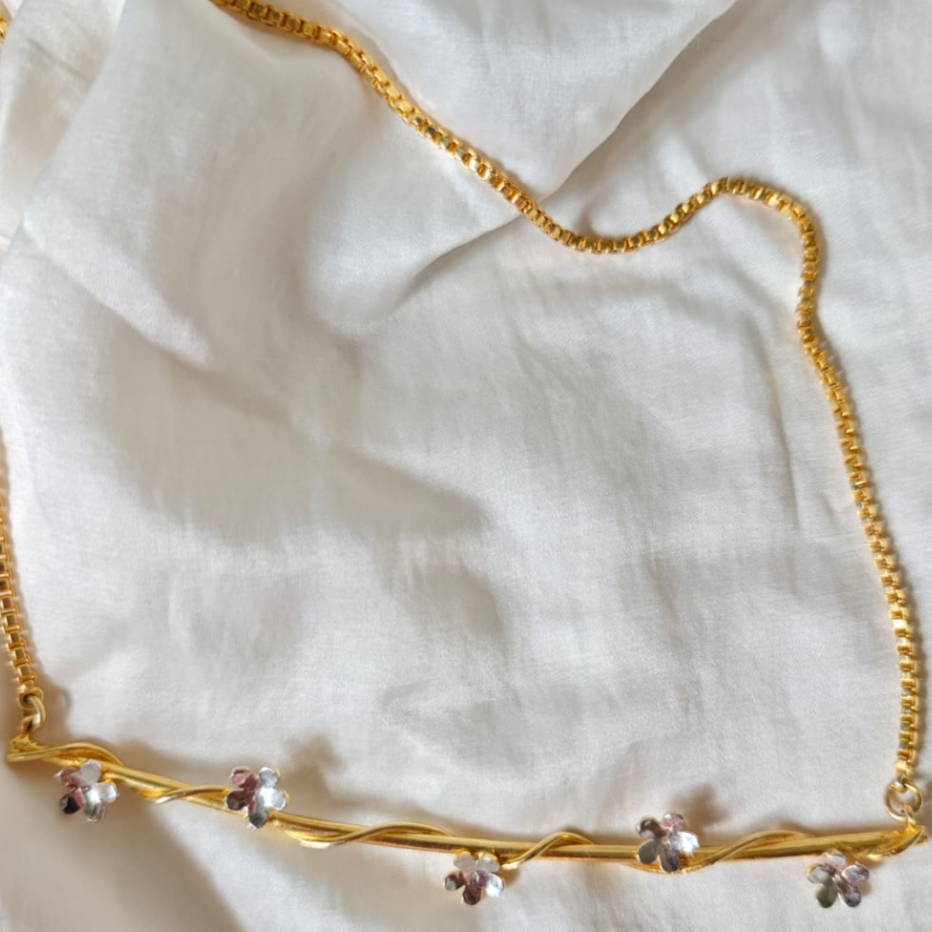 Baby's Breath Necklace — part of the Baby's Breath Set by Kansya Jewelry