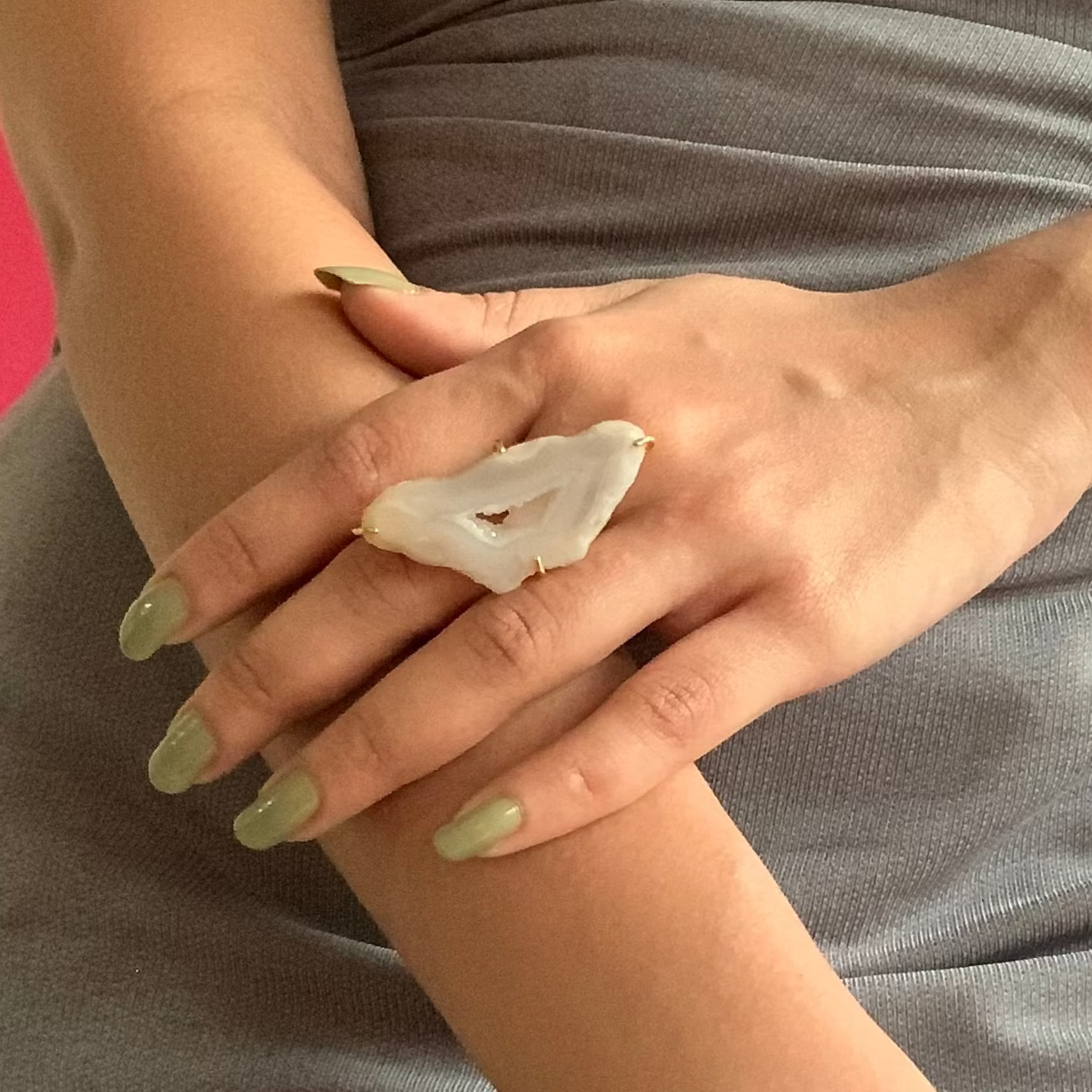 White-Aura-Druzy-Ring