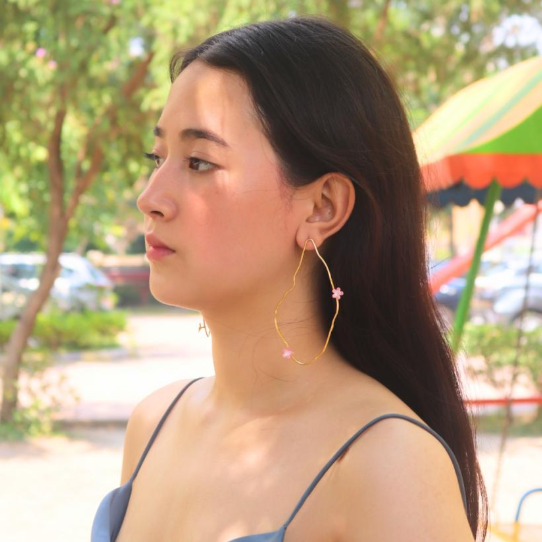 Pink-Petal-Earrings