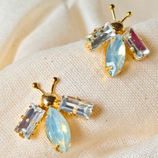 White-and-Opal-Gold-Bug-Ear-Studs