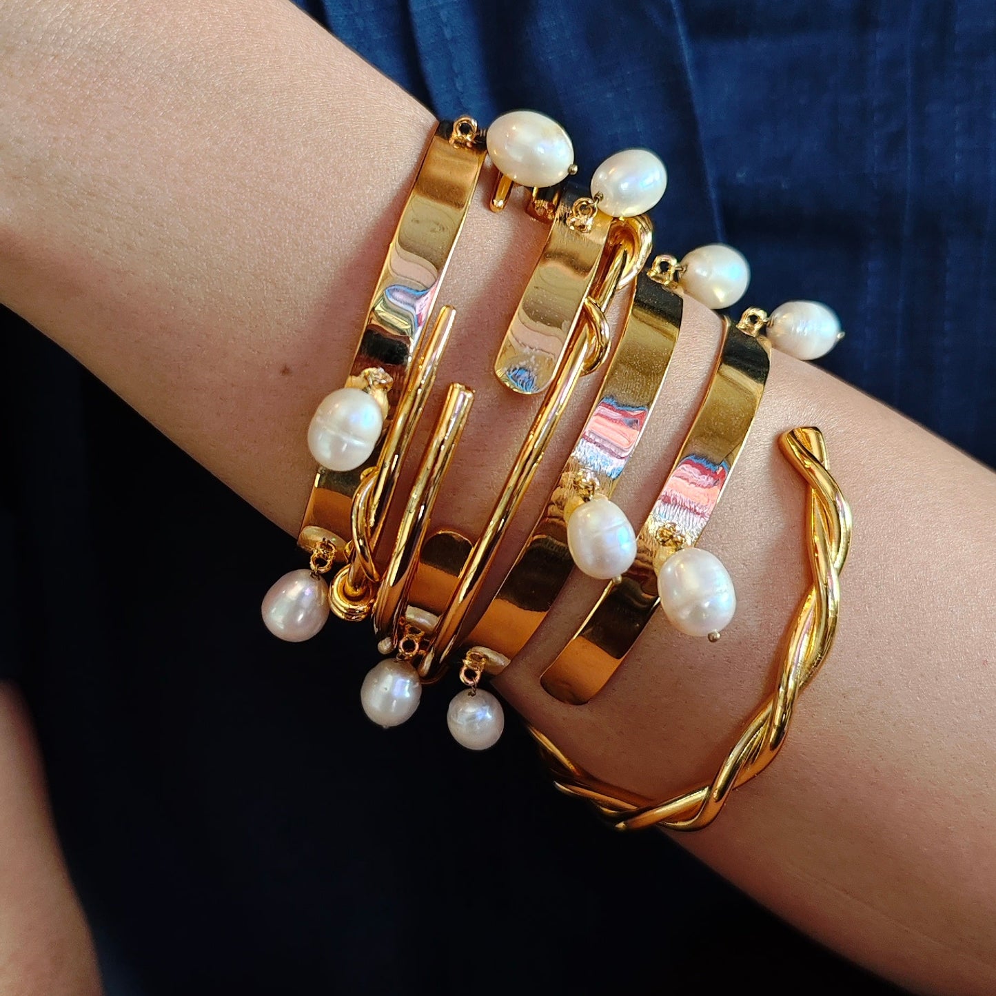 Natural Tumble Pearl Bracelet