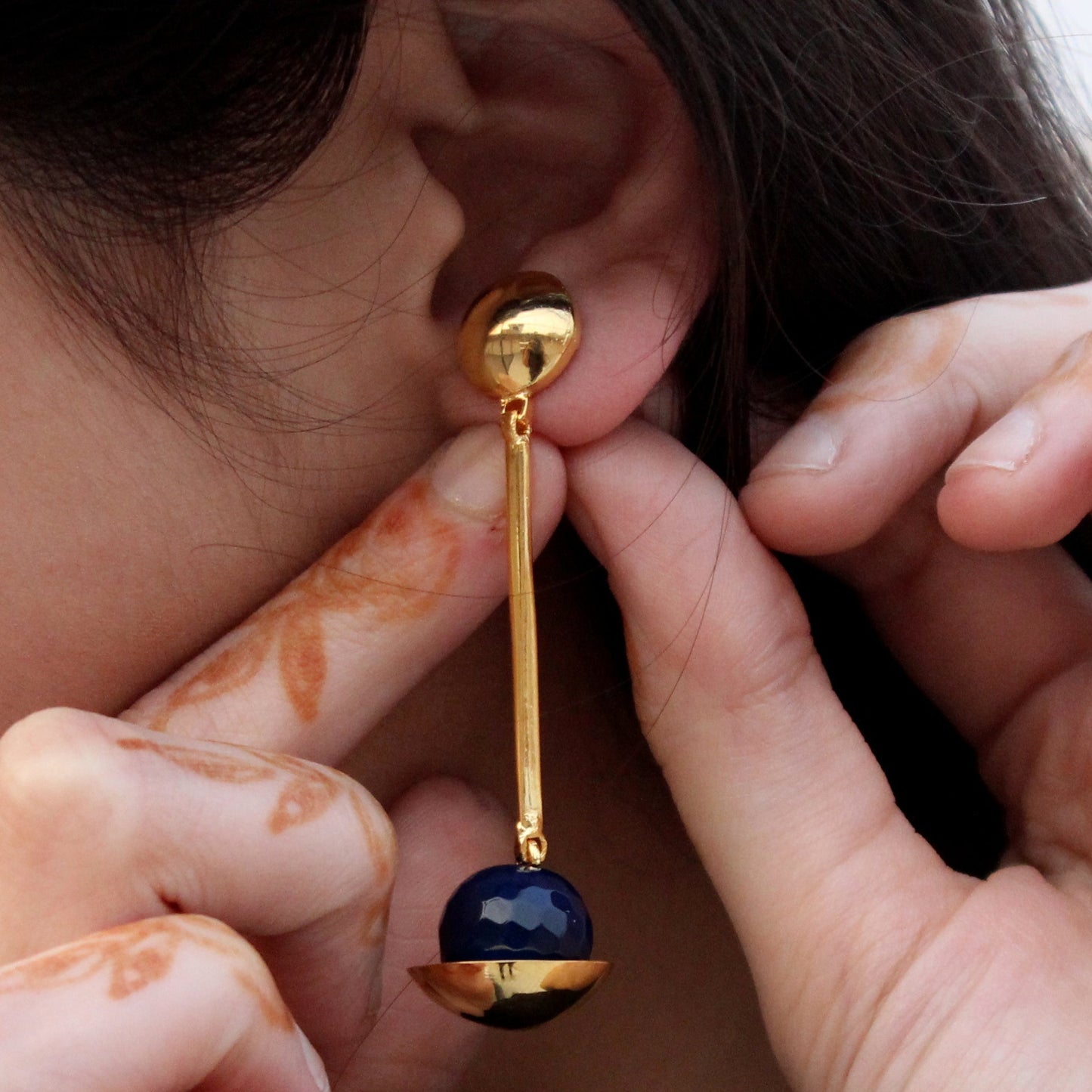 Blue-Onyx-Dangler-Earrings