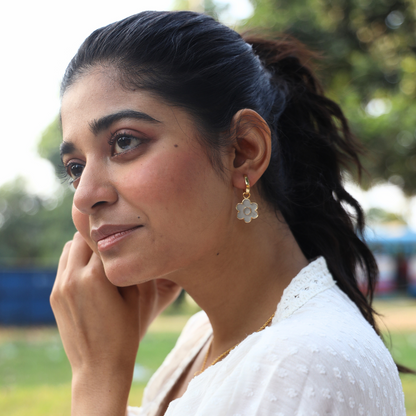 Detachable-Floral-Cement-Ear-Dangler