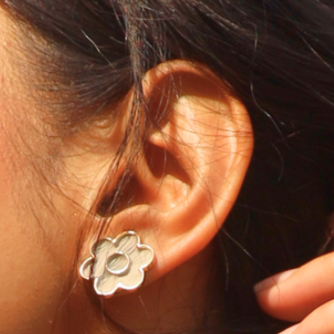 Floral-Cement-Torc-Necklaces