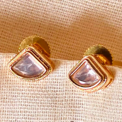 Gold-Triangle-Kundan-Studs