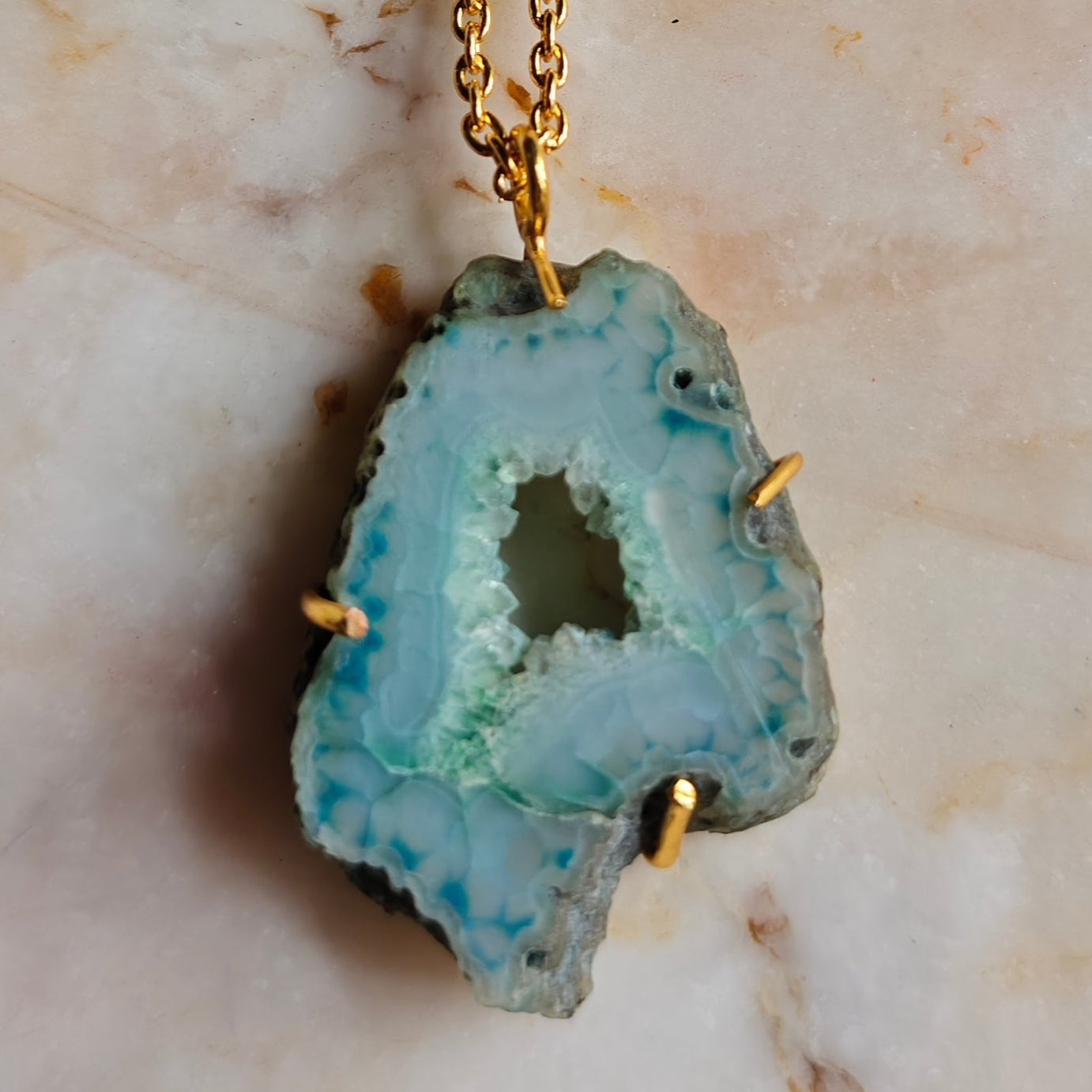 Green-Druzy-Agate-Stone-Pendant