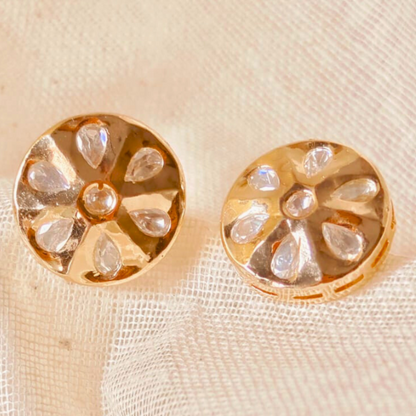 Handmade-Disk-Kundan-Studs-Mini