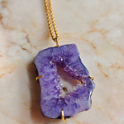 Purple-Druzy-Agate-Stone-Pendant