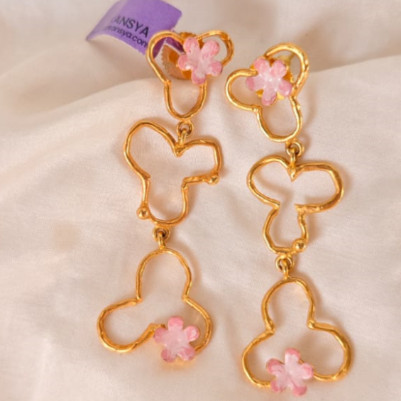 Pink-Blossom-Trio-Earrings
