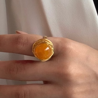 Orange-Onyx-Ring